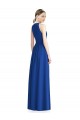 Achat Argent Trapèze Licou Mousseline Longue Robes demoiselle d'honneur