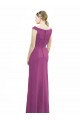 Achat Baie sauvage Sirène Col Bateau Col Haut Mousseline Longue Robes demoiselle d'honneur
