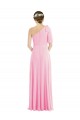 Achat Barely Rose Trompette Mousseline Longue Robes demoiselle d'honneur