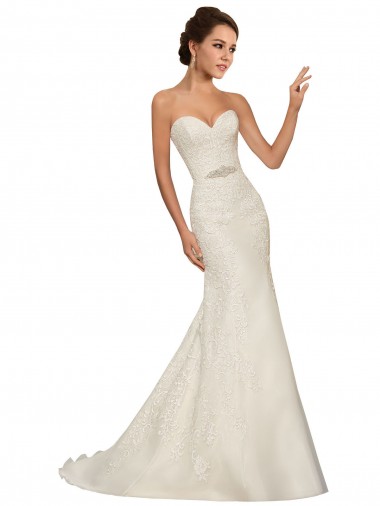 Achat Blanc Fourreau Tulle Dentelle Robes de mariée