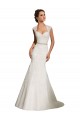 Achat Blanc Sirène Tulle Dentelle Robes de mariée