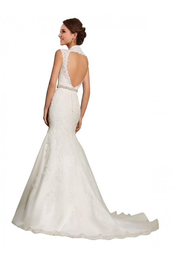 Achat Blanc Sirène Tulle Dentelle Robes de mariée
