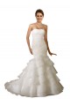 Achat Blanc Sirène Tulle Robes de mariée