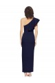 Achat Bleu marine foncé Fourreau Crêpe Stretch Longue Formelles Robes demoiselle d'honneur / Robes de soirée / Robes de bal