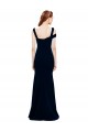 Achat Bleu marine foncé Sirène Épaule Dénudée Crêpe Stretch Longue Formelles Robes demoiselle d'honneur / Robes de soirée / Robes de bal