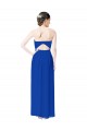 Achat Bleu roi Fourreau Mousseline Longue Robes demoiselle d'honneur