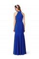 Achat Bleu roi Sirène Col V Crêpe Stretch Longue Formelles Robes demoiselle d'honneur / Robes de soirée / Robes de bal