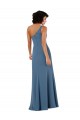 Achat Bordeaux Trapèze Mousseline Longue Formelles Robes demoiselle d'honneur / Robes de soirée