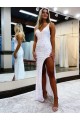 Achat Couleur affichée Fourreau Col V Paillettes Velours Longue Robes de bal