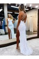 Achat Couleur affichée Fourreau Col V Paillettes Velours Longue Robes de bal