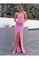 Achat Couleur affichée Fourreau Licou Paillettes Velours Longue Robes de bal