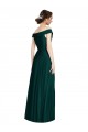 Achat Evergreen Trapèze Épaule Dénudée Col V Mousseline Longue Robes demoiselle d'honneur