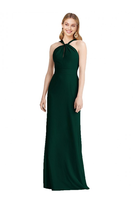Achat Evergreen Trompette Licou Mousseline Longue Robes demoiselle d'honneur