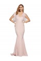 Achat Fourreau Crêpe Stretch Tulle Longue Formelles Robes demoiselle d'honneur / Robes de soirée / Robes de bal