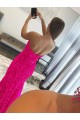 Achat Fourreau Sans bretelle Balayage train Paillettes Velours Longue Robes de bal