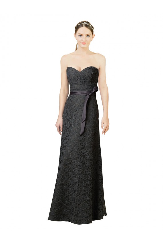 Achat Gris ardoise Fourreau Dentelle Longue Robes demoiselle d'honneur