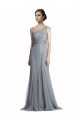 Achat Gris ardoise Sirène Tulle Longue Robes demoiselle d'honneur