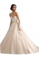 Achat Ivoire & Champagne Princesse Col V Traîne cathédrale Tulle Dentelle Robes de mariée