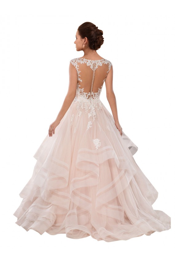 Achat Ivoire & Champagne Princesse Tulle Dentelle Robes de mariée