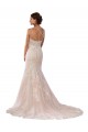 Achat Ivoire & Champagne Sirène Bretelles spaghetti Dentelle Boho Robes de mariée