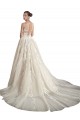 Achat Ivoire & Champagne Trapèze Illusion Tulle Robes de mariée