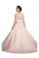 Achat Ivoire Princesse Bateau Illusion Dentelle Robes de mariée