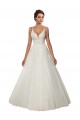 Achat Ivoire Princesse Bretelles spaghetti Tulle Dentelle Boho Robes de mariée