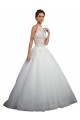 Achat Ivoire Princesse Col Haut Tulle Dentelle Robes de mariée