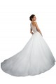 Achat Ivoire Princesse Col Haut Tulle Dentelle Robes de mariée