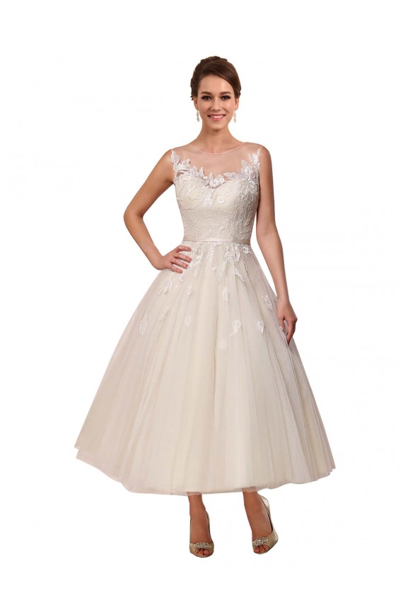 Achat Ivoire Princesse Illusion Tulle Dentelle Robes de mariée