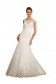 Achat Ivoire Sirène Bateau Tulle Dentelle Robes de mariée