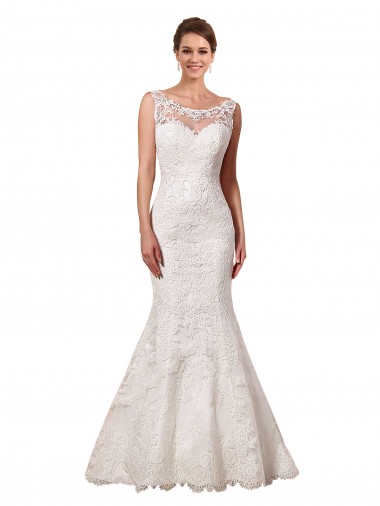 Achat Ivoire Sirène Dentelle Robes de mariée