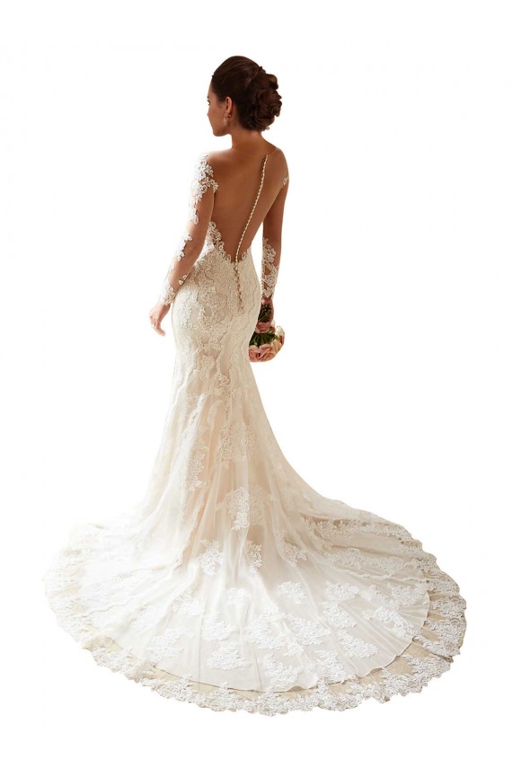 Achat Ivoire Sirène Dentelle Robes de mariée