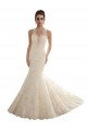 Achat Ivoire Sirène Illusion Dentelle Robes de mariée