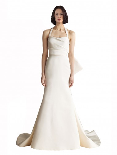 Achat Ivoire Sirène Licou Satiné Plage Robes de mariée