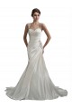 Achat Ivoire Sirène Satiné Plage Robes de mariée