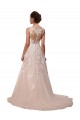 Achat Ivoire Trapèze Tulle Dentelle Robes de mariée
