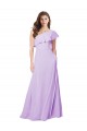 Achat Lilas Trapèze Mousseline Longue Robes demoiselle d'honneur