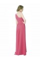 Achat Menthe verte Trapèze Mousseline Longue Robes demoiselle d'honneur
