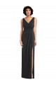 Achat Noir Fourreau Col V Spandex Longue Formelles Robes demoiselle d'honneur / Robes de soirée / Robes de bal