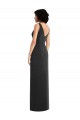 Achat Noir Fourreau Col V Spandex Longue Formelles Robes demoiselle d'honneur / Robes de soirée / Robes de bal