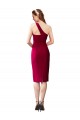 Achat Noir Fourreau Crêpe Stretch Courte Robes demoiselle d'honneur / Robes de soirée / Robes de cocktail