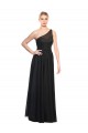 Achat Noir Trapèze Tulle Longue Robes demoiselle d'honneur