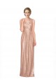 Achat Or rose Fourreau Col V Paillette Longue Formelles Robes demoiselle d'honneur / Robes de soirée / Robes de bal