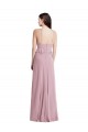 Achat Primevère Trapèze Licou Mousseline Longue Robes demoiselle d'honneur