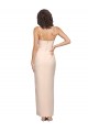 Achat Fourreau Sans bretelle Crêpe Stretch Longue Robes demoiselle d'honneur / Robes de bal