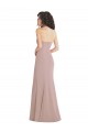 Achat Rose poussiéreux Sirène Sans bretelle Crêpe Stretch Longue Formelles Robes demoiselle d'honneur / Robes de soirée / Robes de bal