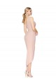 Achat Sirène Bretelles spaghetti Crêpe Stretch Courte Asymétrique Robes demoiselle d'honneur / Robes de soirée / Robes de cocktail