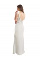 Achat Sirène Col Bateau Col Haut Mousseline Satiné Longue Robes demoiselle d'honneur