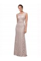 Achat Sirène Illusion Scoop Dentelle Longue Robes demoiselle d'honneur / Robes de bal